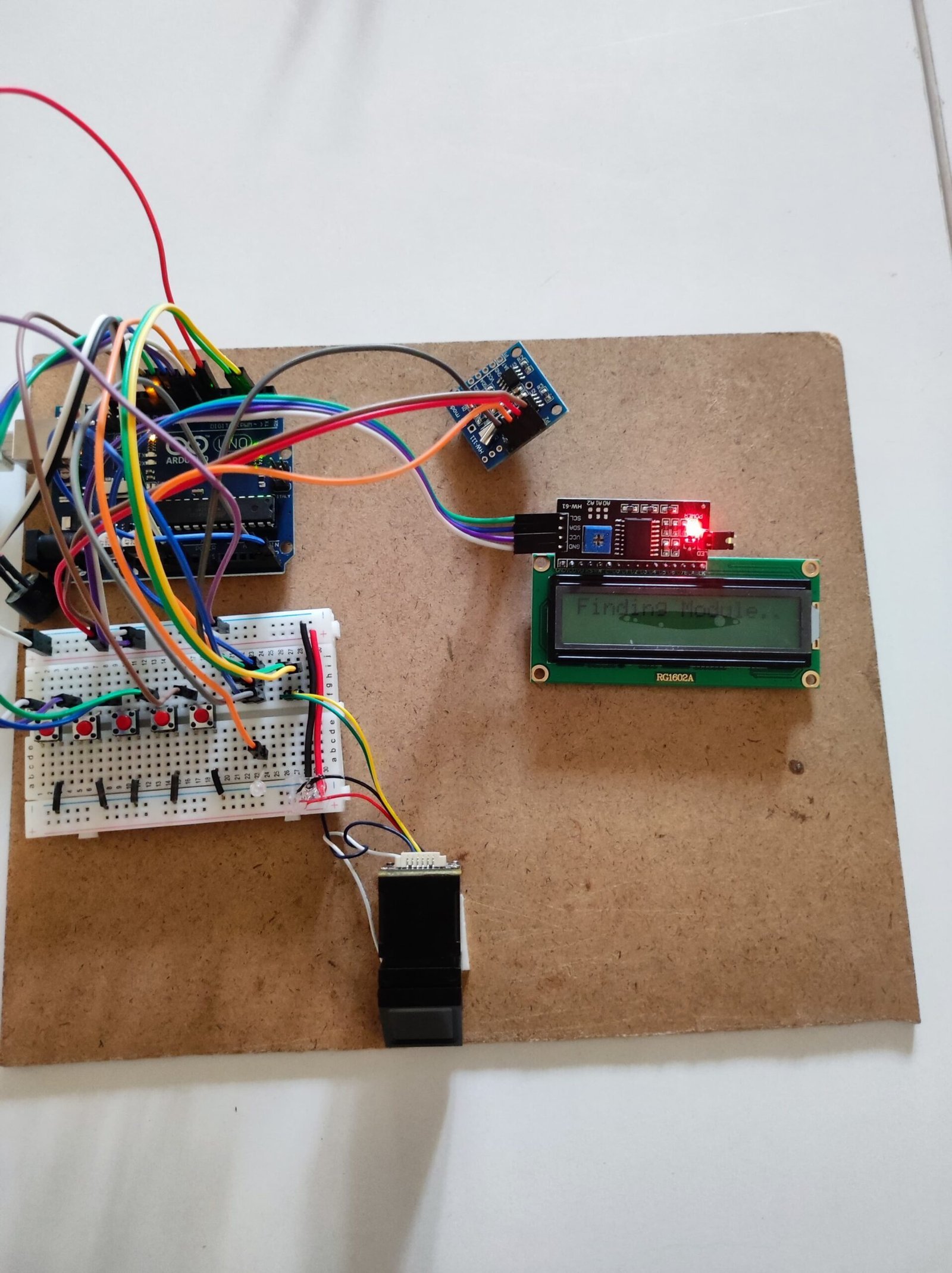 Biometric Authentication System with fingerprint scanner