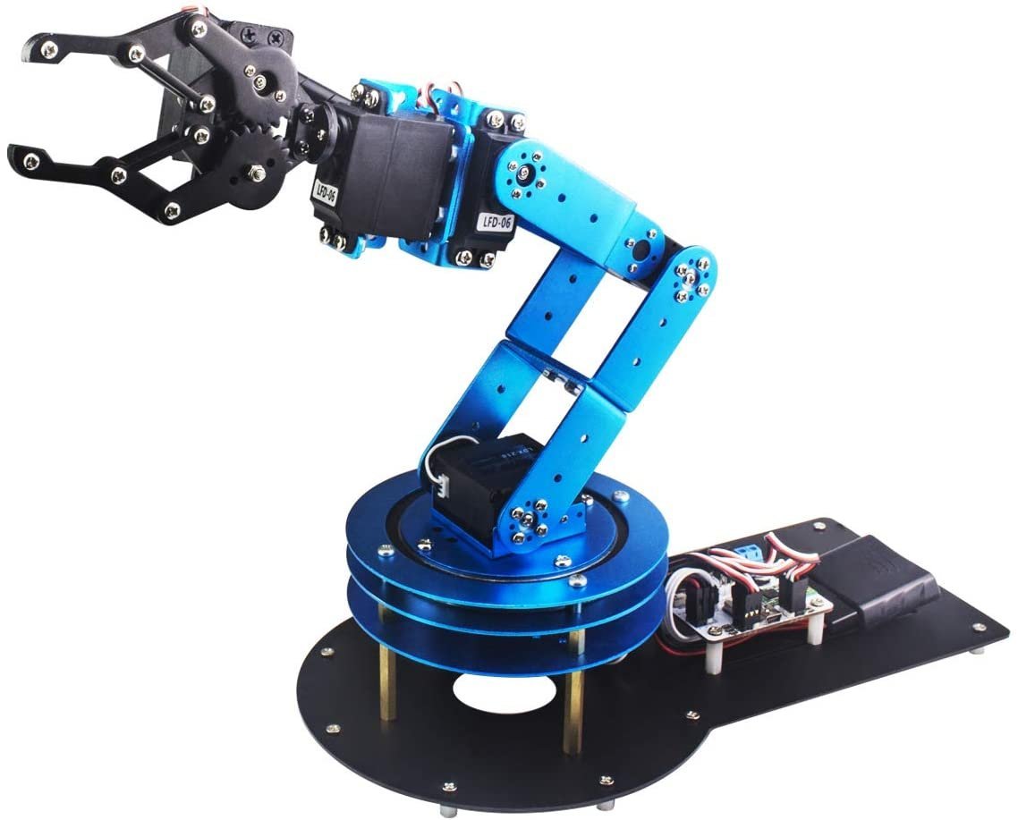 Robotic arm with precision gripper for pick and place